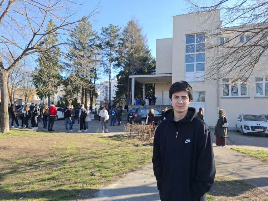 Михајло Станојевић, ученик  Техничке школе у Мајданпеку